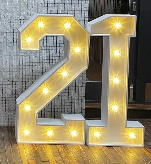 Light Up Wooden: NUMBERS