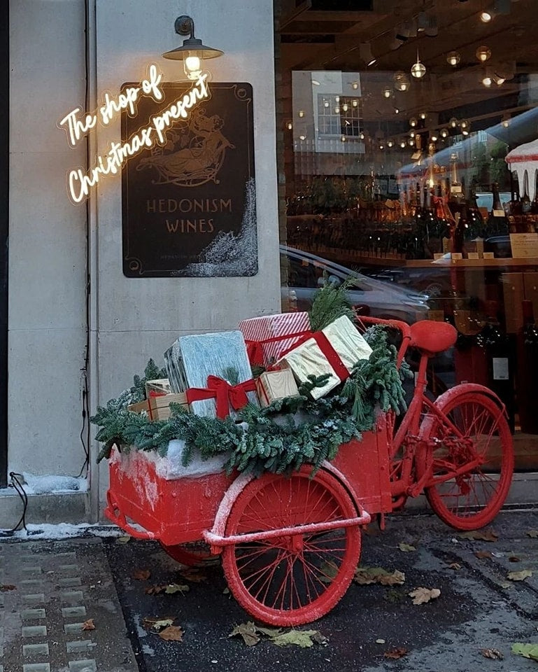 Hire this red rent delivery bicycle